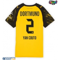 Ženski Nogometni dresi Borussia Dortmund Yan Couto #2 Domači 2025-26 Kratek Rokav